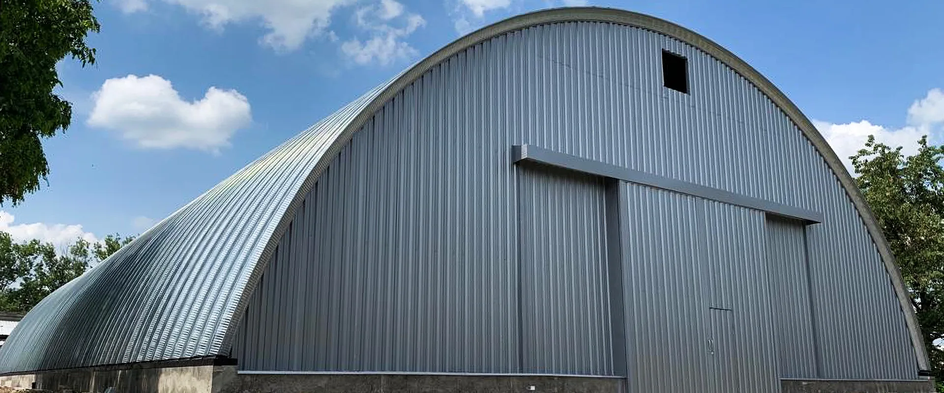 Casa viitorului hangar metalic arcuit angarmd main